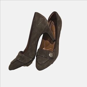 Sofft suede pump gray new 9m